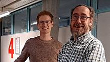 Lorenz Heublein (links), stellvertretender Leiter des Amts für Klimaschutz der Stadt Konstanz und Gordon Appel, Leiter ...