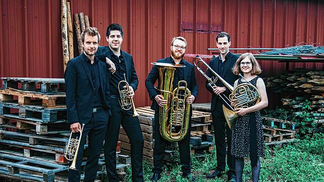 Das Urban-Brass-Quintett tritt am Freitag, 30. Mai, in der Kirche St. Benedikt in Jestetten auf. Foto: Urban-Brass-Quintett