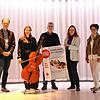 Freuen sich auf das Kinomusik-Erlebnis im Milchwerk (von links): Erik Hörenberg (Fachbereichsleiter Kultur), Maia Seminara (FSJ-lerin), ...