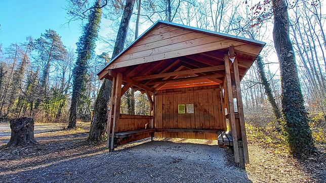 Die Jugendhütte im Altbohl.