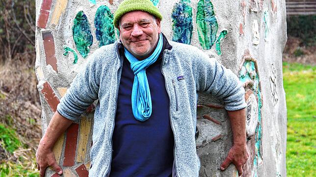 Bernhard Kitt vor der Mauer: „Der Prophet gilt im eigenen Land nichts.“