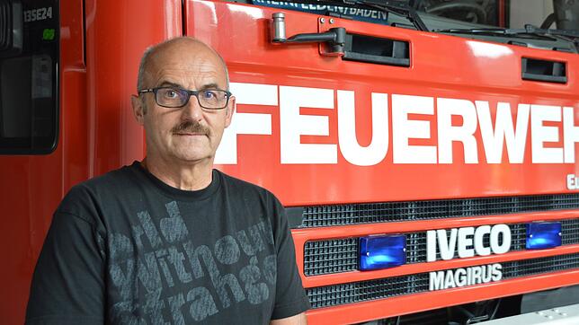 Dietmar Müller, Kommandant der Feuerwehr Rheinfelden.