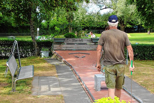 Der Minigolfplatz Wallhausen existiert seit 1984.