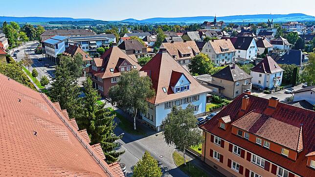 Der Hindenburgring trennt das neue Stadtviertel am Buchberg von der Innenstadt. Soll es hier nun eine Querung geben? Bild: Roland Sigwart