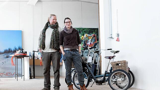 Michaela Buchholz und Thomas Bernds vom Fahrradgeschäft Bernds in Überlingen.