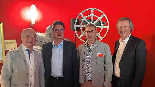 Die Förderfreunde des Gloria Theater und Organisatoren des achten Kurzfilm-Matinee. Von links: Roland Supper, Werner Zimermann, René ...