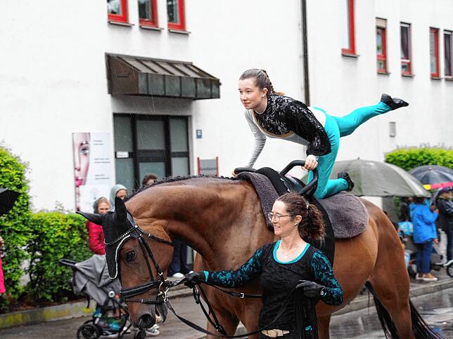 Bilder vom Festumzug beim Bächtle-Fest.