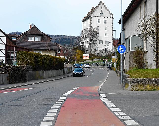Kritikpunkt: Abrupt endende Radwege.