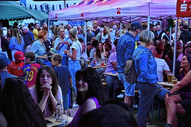 Bild 15: Die Narrozunft erwies sich wieder als perfekter Gastgeber beim Sommerfest im Spitalgarten.