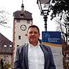 Christian Straub vor dem Oberen Tor. Nach 14 Jahren gibt er nun sein Amt als Vorsitzender des Werbe- und Förderungskreises Waldshut ab. ...