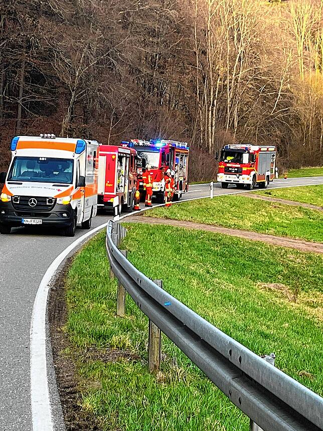 Neben der Feuerwehr war auch der Rettungsdienst im Einsatz.