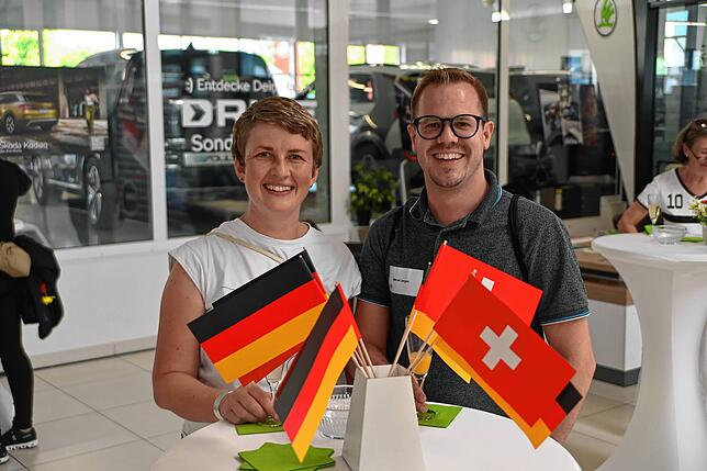 Bild 35: Deutschland – Schweiz: Die schönsten Bilder vom Public Viewing in Tiengen