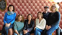 Wirtschaftsförderin Regina Schlecker, Sabrina Molkenthin, Leiterin des Umweltzentrums, Kulturamtsleiterin Corinna Bruggaier, Anja ...