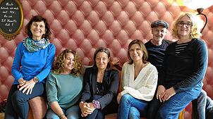 Wirtschaftsförderin Regina Schlecker, Sabrina Molkenthin, Leiterin des Umweltzentrums, Kulturamtsleiterin Corinna Bruggaier, Anja ...