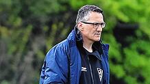 Neno Rogosic,Trainer des 1. FC Rielasingen-Arlen II, spielte mit seiner Mannschaft nur ein 1:1 gegen den SV Deggenhausertal heraus.