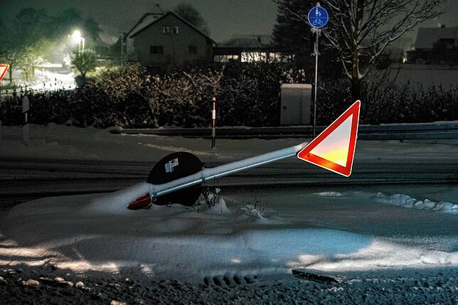 Bild 9: Besondere Eindrücke: Winternacht in Villingen