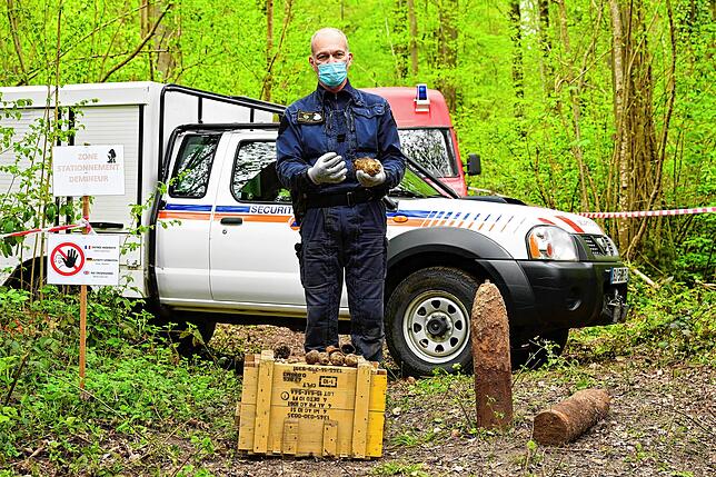 Ende April bei Craonne in Frankreich: Beim Versuch, in den Winterbergtunnel vorzudringen, stoßen die französischen Spezialisten auf ...