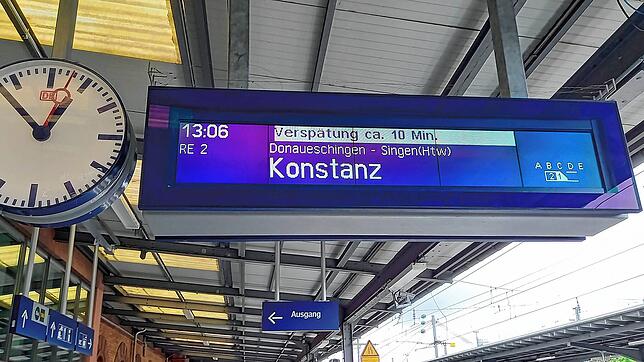 Zehn Minuten Verspätung auf der Schwarzwald in Villingen im Oktober dieses Jahres. Auch im kommenden Jahr müssen Bahnfahrer mit ...