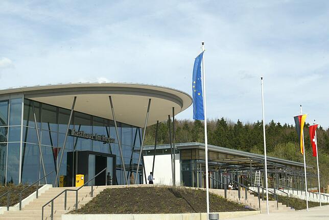 Die Autobahnraststätte Hegau-Ost an der Autobahn 81.