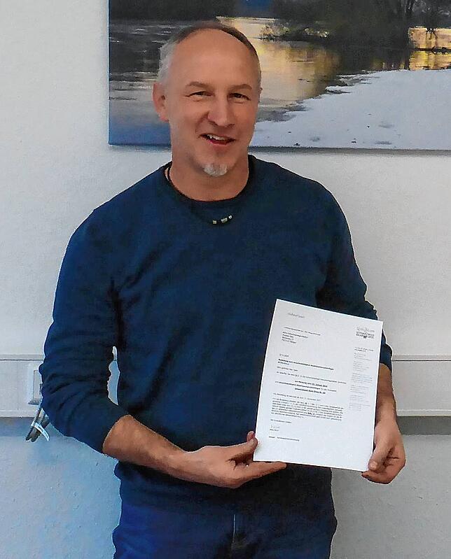 Schornsteinfeger Andreas Saier hat den Bezirk von Peter Weschle aus Wolterdingen übernommen, der in den Ruhestand getreten ist.