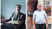 Die ersten beiden Oberbürgermeister von Waldshut-Tiengen (von links): Franz-Joseph Dresen (1975 bis 1991) und Martin Albers (1991 bis 2015).