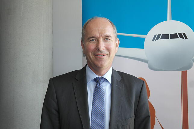 Flughafen-Geschäftsführer Claus-Dieter Wehr.