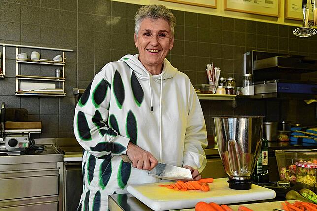 Sabine Grässlin vom „Kippys“ in St. Georgen stand seit Dezember nicht mehr beruflich am Herd. „Fürs Mittagsessen ...