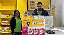 Die neue Post von Stühlingen ist bei C & L Café und Lebensmittel in der Hauptstraße 25 untergebracht, bei Chirin Youssef und Luca Ebin.