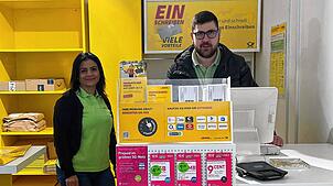 Die neue Post von Stühlingen ist bei C & L Café und Lebensmittel in der Hauptstraße 25 untergebracht, bei Chirin Youssef und Luca Ebin.