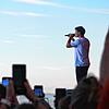 Wincent Weiss stand am Freitag bei FN:POP auf dem Freigelände des Graf-Zeppelin-Hauses auf der Bühne.