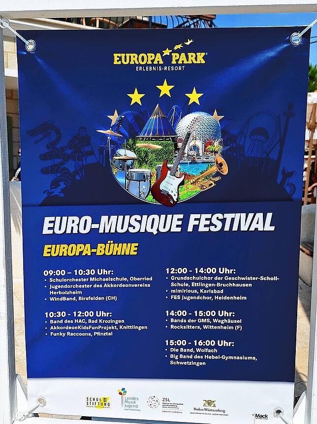 Bild 4: Bilder vom Jugendorchester JOW Wutöschingen bei Euro-Musique im Europa Park Rust