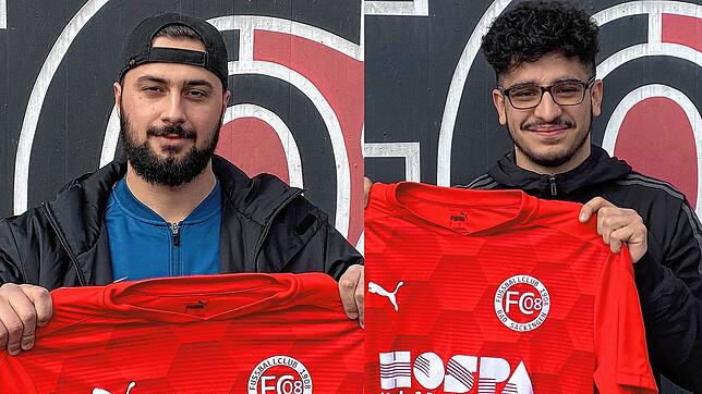 Junge Kräfte: Jason Cerimi (links) und Mahmut Özer spielen ab der neuen Saison für den FC 08 Bad Säckingen in der Kreisliga A.