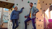 Konrektorin Bettina Bernhardt und Rektor Karl Niedermann sind das neue Leitungsteam der Wiestorschule.