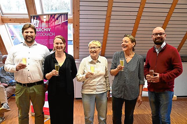 Sie freuen sich über den Start von „Museum on Tour“ (von links): Julian Windmöller, Sybille Trefflich, Renate Rösgen, Corinna Bruggaier ...