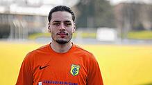 Bild : Arian Coma ist der starke Rückhalt beim klaren Lebenszeichen des FC Singen 04