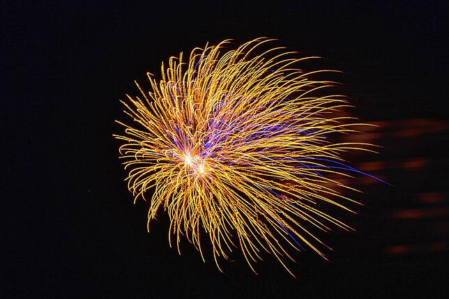 Bild 2: Bilder vom Seehasenfest-Feuerwerk 2022