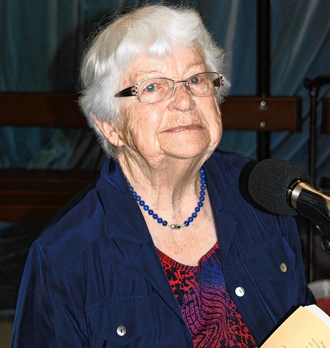 Die älteste Sprecherin Johanna Sickinger (91).