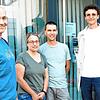 Dietmar Mogwitz, Anita und Daniel Hirscher sowie Leon Beck (von links) vom Klimaplan Markdorf möchten sich dafür einsetzen, dass ...