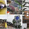 Fünf wegweisende Themen, die der Gemeinderat für Singen vorangebracht hat (von links oben im Uhrzeigersinn): Grundsatzbeschluss für ...