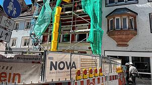An dem Haus in der Gerberstraße 50, in dem sich früher der Teeladen TeeMa befand, wird bereits gearbeitet.