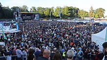 Das Bodenseestadion, hier beim Konzert der Toten Hosen 2022, soll nach dem Willen fast aller Stadträte für weitere Großveranstaltungen ...