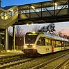 Der Rhyhas verkehrt zwischen Singen und Schaffhausen, hier hält er in Gottmadingen. Obwohl er über Schweizer Gebiet führt, dürfte er ...