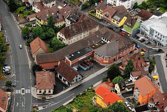 So sah der rote Eisen-Pfeiffer-Komplex aus der Luft aus.