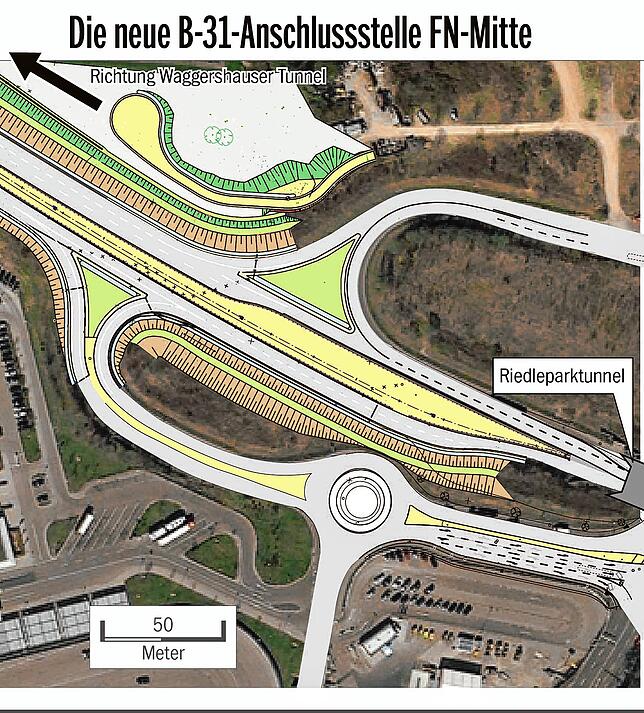 Bild 8: Wie sieht es derzeit auf der B-31-Baustelle aus?