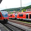 Der Bahnhof Waldshut (Aufnahme vom 27. September 2021). Wochenlang gab es Einschränkungen auf der Hochrheinstrecke.