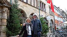 Solveig und Bent Sörensen hören im Sommer in ihrem Einrichtungshaus in der Zollernstraße auf. Daneben ist der Gute Hirte, den Tamara ...