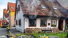 Zu einem Zimmerbrand kam es am Samstag in der Unteren Seestraße in Langenargen.