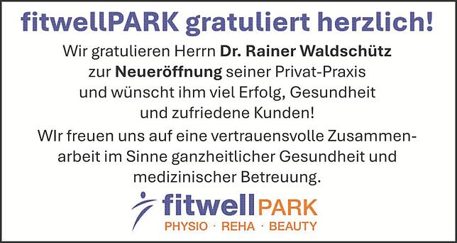 Bild 4: Neueröffnung Privatarztpraxis Waldschütz: Gleichgewicht und Wohlbefinden