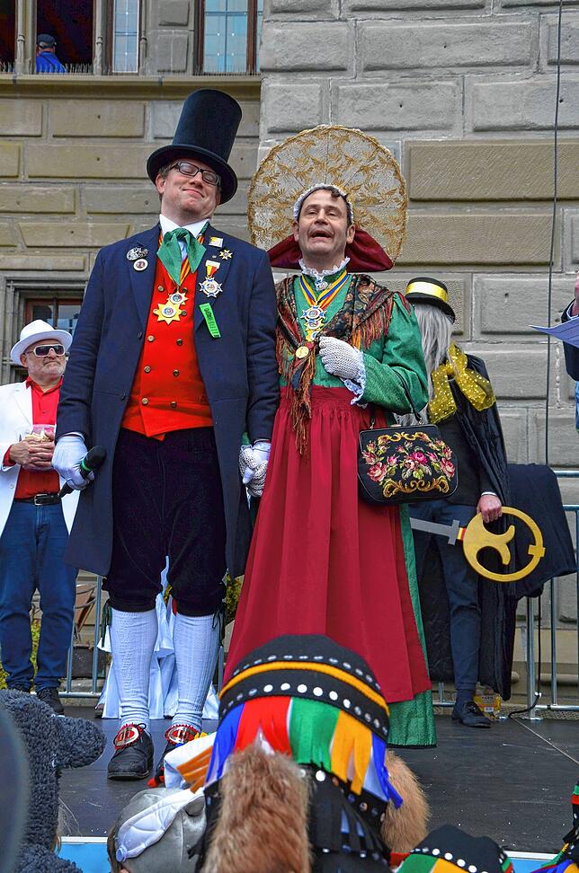 Am 16. Februar 2023 haben sie sich getraut: Narrenvater Achim Friesenhagen und Narrenmutter Stefan Mayer.