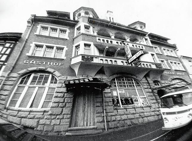 Dieses Bild zeigt den Zustand des Gebäudes vor dem Umbau 1983.